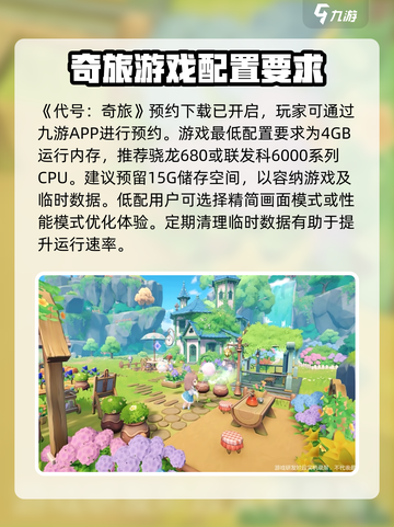 代号奇旅配置要求是什么介绍截图2