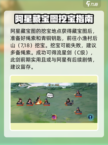 濡沫江湖🔥阿星藏宝图位置全解密！💎截图3