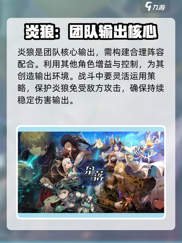 星落炎狼🔥：游戏里最强角色测评来了！截图4