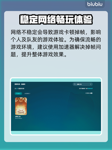 盗贼之海掉帧？用这个加速器🔥稳如泰山！截图3