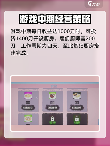 网吧模拟器2厨房怎么买材料介绍截图2