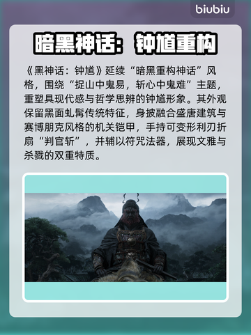 🎮黑神话钟馗主角曝光！身份竟然是他？💥截图3