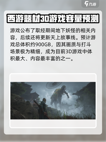 黑神话悟空体量多大介绍截图3