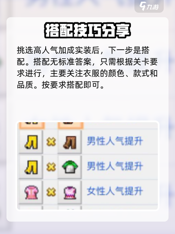 时尚洋品店物语搭配服装攻略介绍截图4