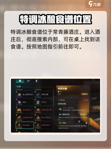 七日世界特调冰酿食谱位置🔥超详细攻略📍截图2