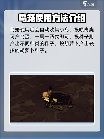 饥荒新家园鸟笼怎么做介绍截图4