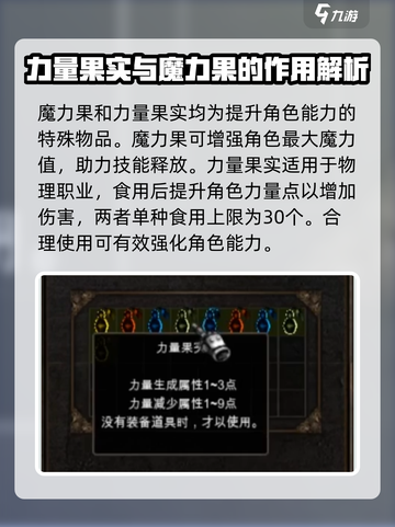 奇迹mu果实每项能吃多少介绍截图4