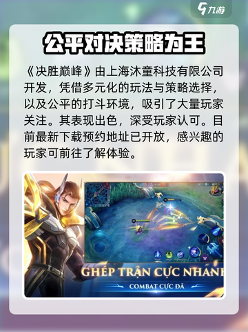 决胜巅峰哪个公司的介绍截图2