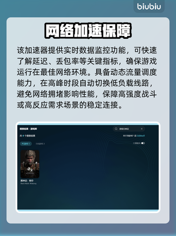 🔥《黑神话悟空》掉线？速用加速器稳赢！💥截图4