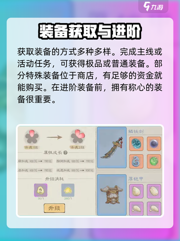 桃源记2勇士装备怎么进阶介绍截图2