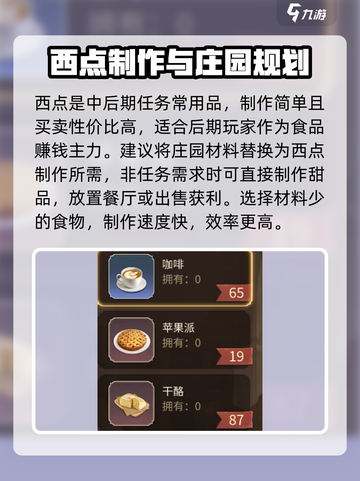 新庄园时代食谱大全介绍截图5