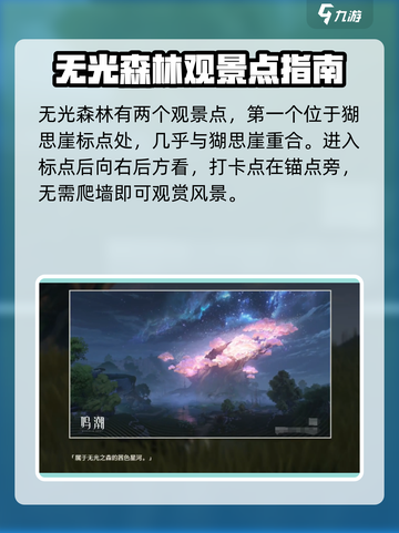 鸣潮🔥无光森林观景点位置大曝光！快来打卡🎮截图2
