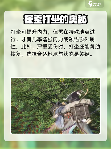 燕云十六声💎打坐玩法揭秘，快速上手制霸江湖！截图3