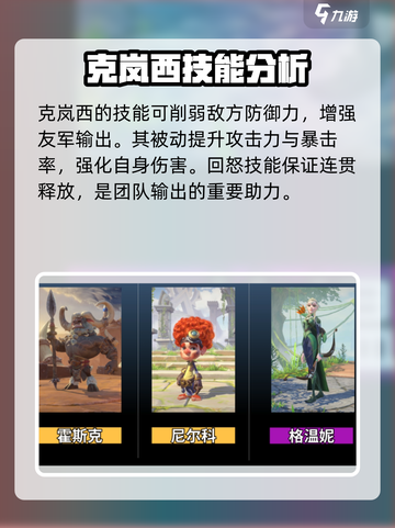 万龙觉醒🔥克岚西技能超详细解析来啦！截图3