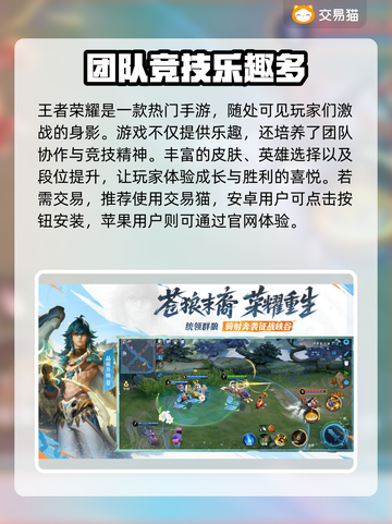 王者荣耀账号购买渠道大揭秘！👇游戏党必看截图2
