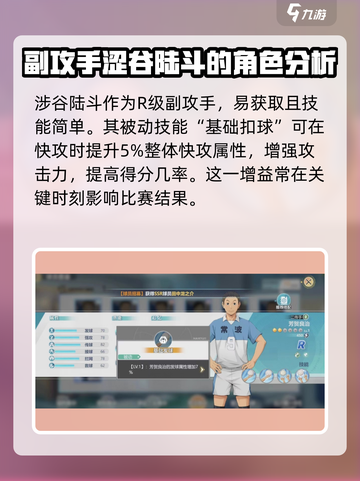 排球少年手游常波高中球员介绍介绍截图5