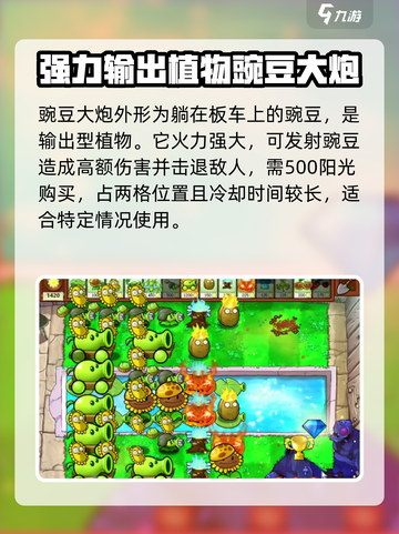 植物大战僵尸：豌豆大炮🔥超强作用揭秘！💥截图2