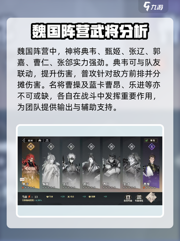 三国志幻想大陆2枭之歌武将有哪些介绍截图2