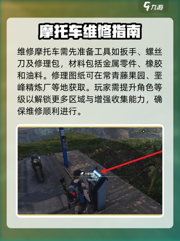 《七日世界》摩托车维修秘籍🔥骑上它称霸废土！截图2