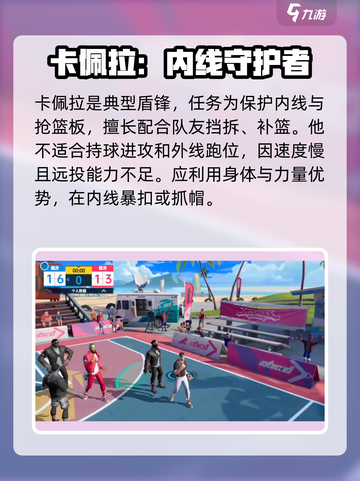 全明星街球派对亚当斯卡佩拉怎么玩介绍截图2