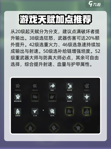 破碎之地🔥重机枪天赋加点攻略💥截图4