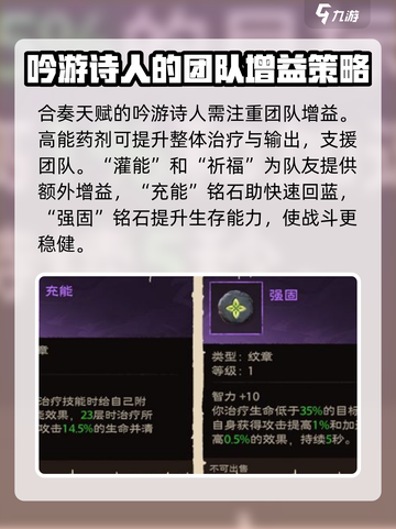 塔瑞斯世界吟游诗人铭石怎么点介绍截图4