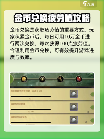 龙之谷世界疲劳值如何恢复介绍截图3