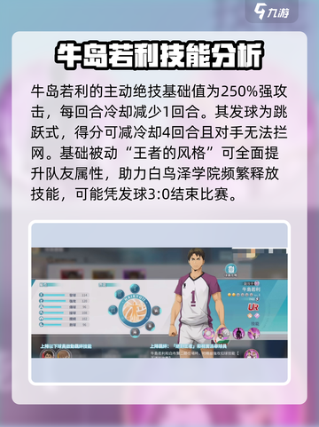 排球少年手游🔥牛岛若利技能全面解析❗截图3