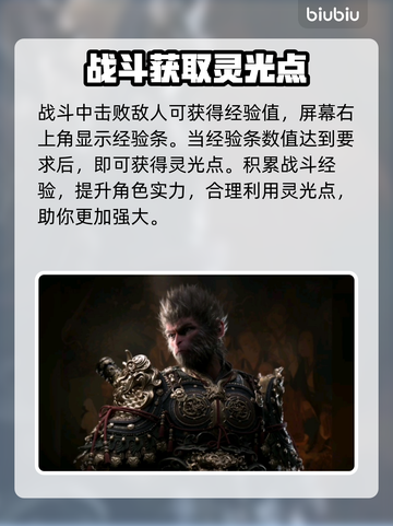 黑神话悟空💥灵光点获取秘籍，玩家必看！截图3