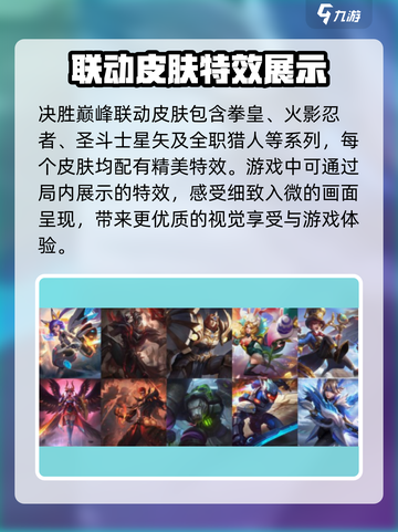 决胜巅峰联动皮肤有哪些介绍截图2