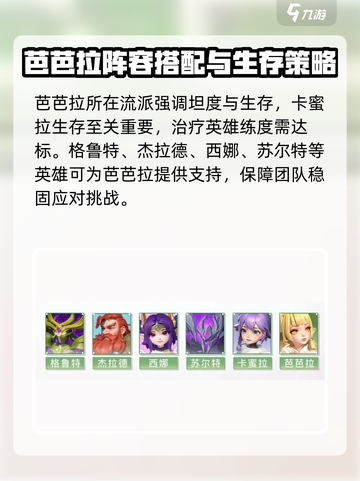 我的魔法英雄伙伴✨芭芭拉强度解析🔥游戏必备！截图5