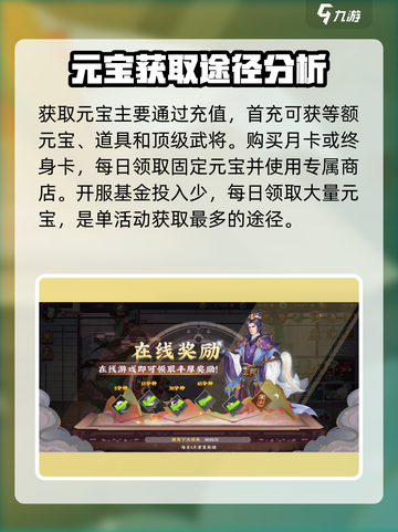 三国将无双元宝怎么获得介绍截图2