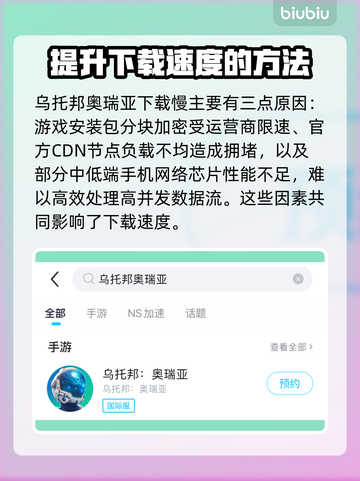 乌托邦奥瑞亚下载慢？加速技巧来了！⚡🔥截图2