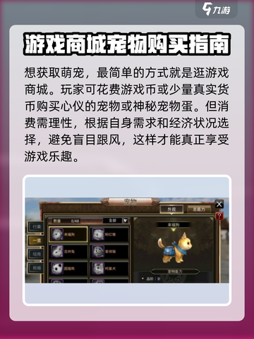 三国群英传国战版宠物怎么获得介绍截图2