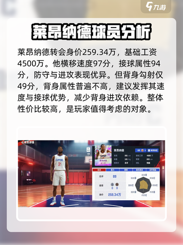 美职篮巅峰对决莱昂纳德介绍介绍截图2