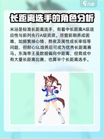 闪耀优俊少女长距离角色有哪些介绍截图5