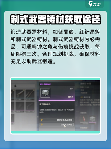 鸣潮🔥武器锻造地点大曝光！快速获取攻略在这里👇截图3
