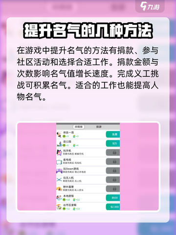 比特人生🔥快速提升名气秘籍，玩家必看！截图4