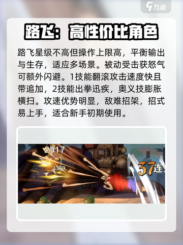 航海王壮志雄心新手角色选哪个介绍截图3