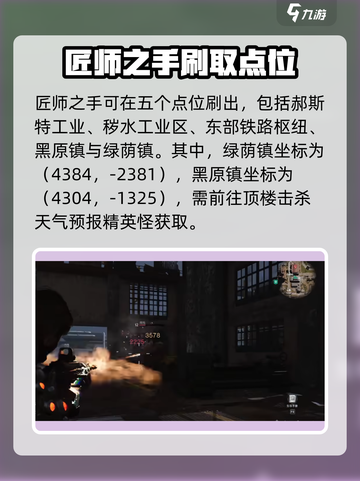 七日世界匠师之手刷新点在哪介绍截图2