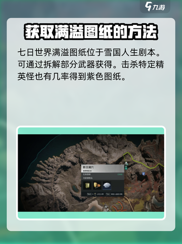 七日世界满溢图纸在哪介绍截图2