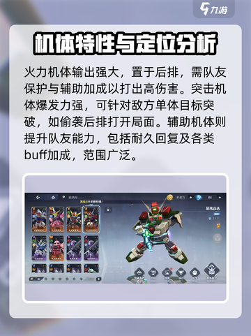 高达钢铁之诗机体特性有哪些介绍截图3