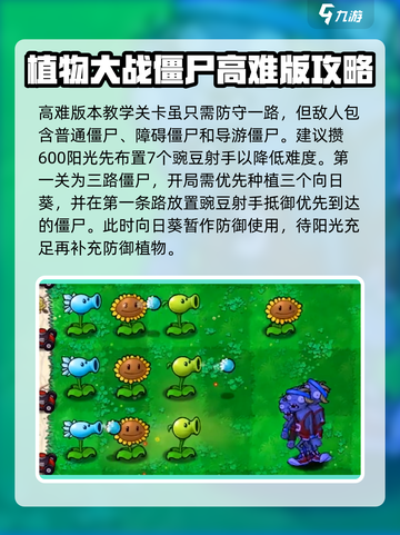 植物大战僵尸高难版🔥新手必看！全攻略分享🎉截图2