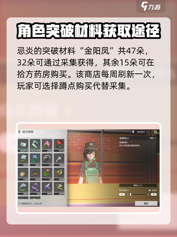 鸣潮🔥金阳凤采集路线分享！忌炎突破材料速刷攻略✨截图2