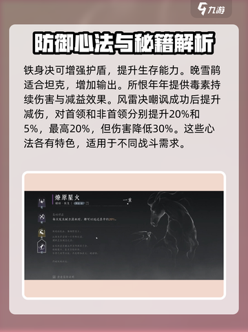 燕云十六声装备心法搭配介绍介绍截图4