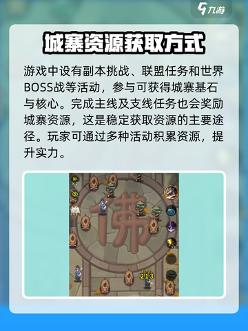 九伐中原🔥城寨升级秘籍大公开！快速提升战力💡截图3