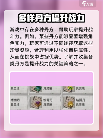 鬼谷八荒丹方大全介绍介绍截图3