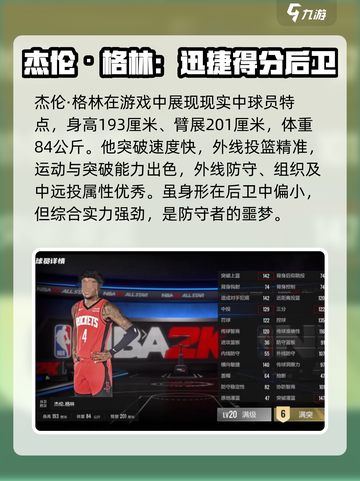 美职篮全明星杰伦格林怎么样介绍截图2