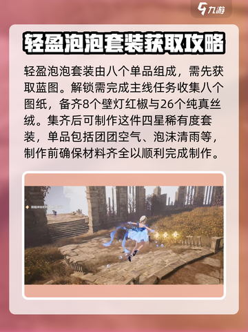 无限暖暖轻盈泡泡套装怎么获得介绍截图2
