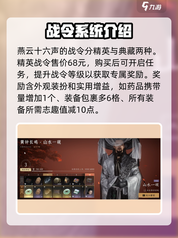 燕云十六声战令🔥超值吗？游戏党必看！截图2